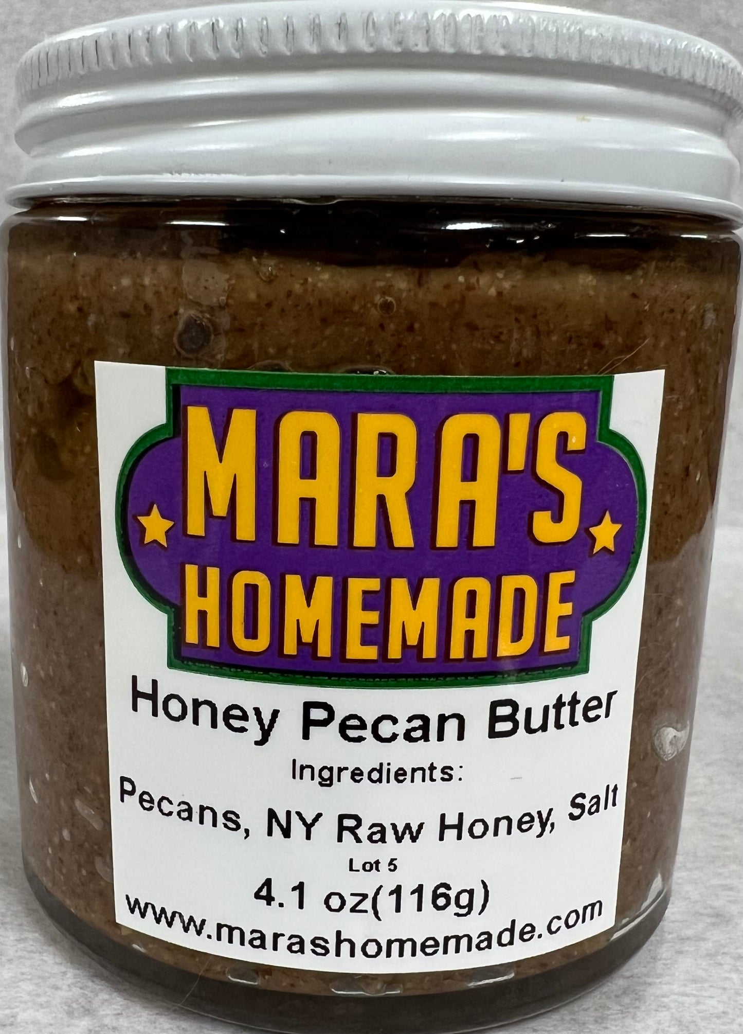 Mara's Homemade NY Honey Pecan Butter