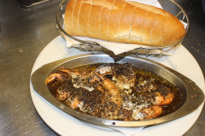 BBQ Shrimp with Bread