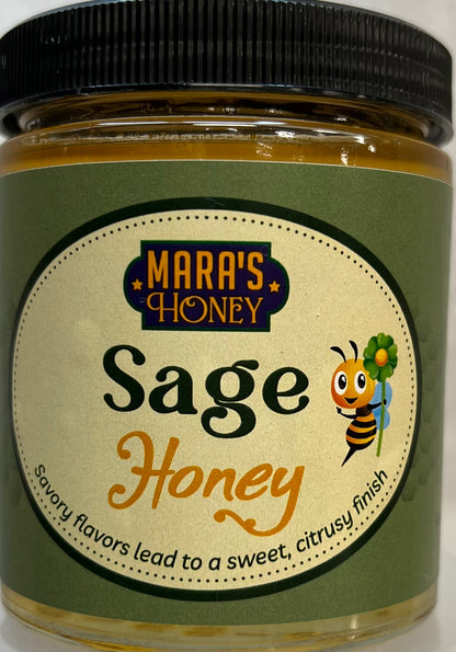 Raw Sage Blossom Honey