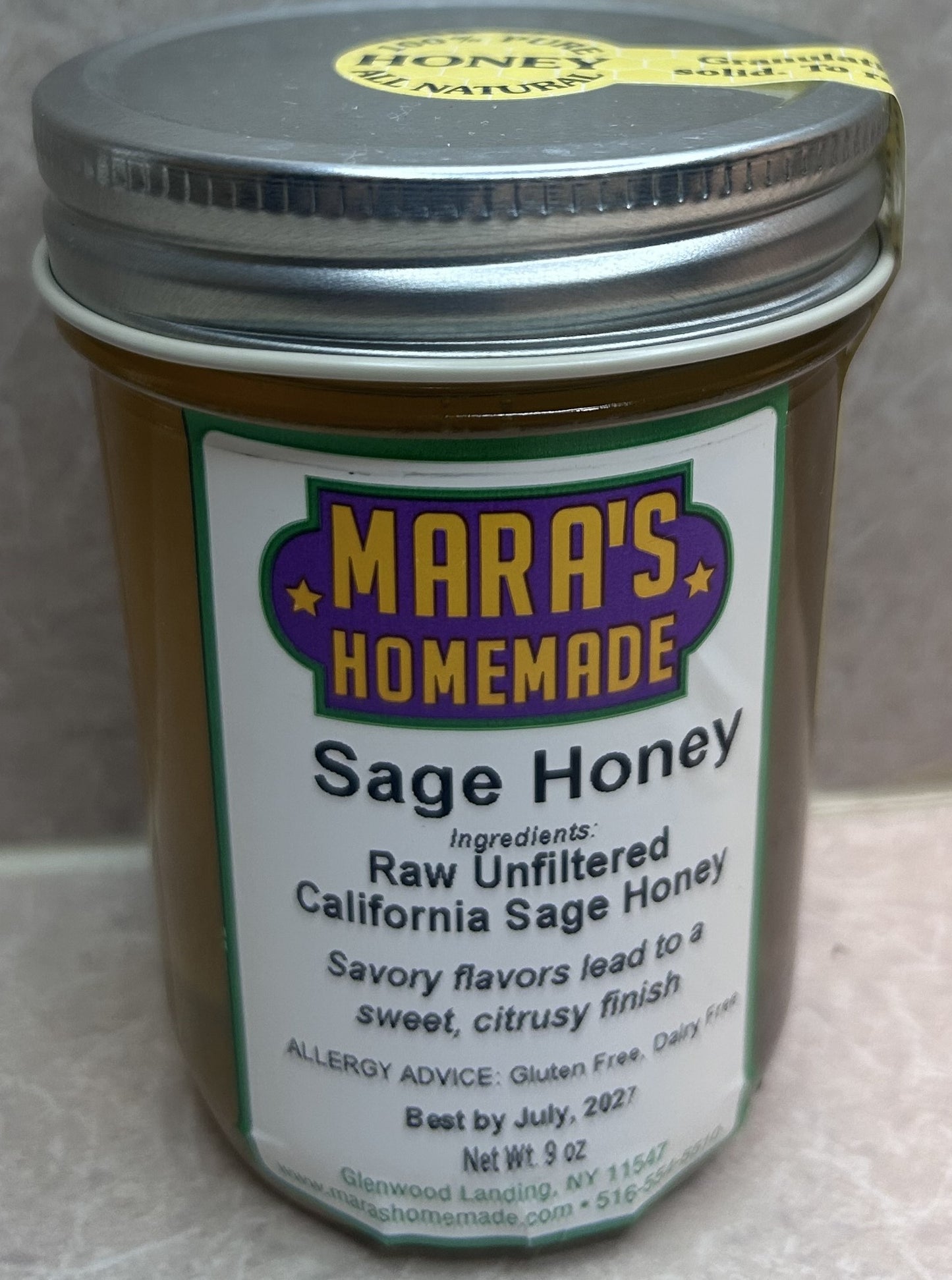 Raw Sage Blossom Honey