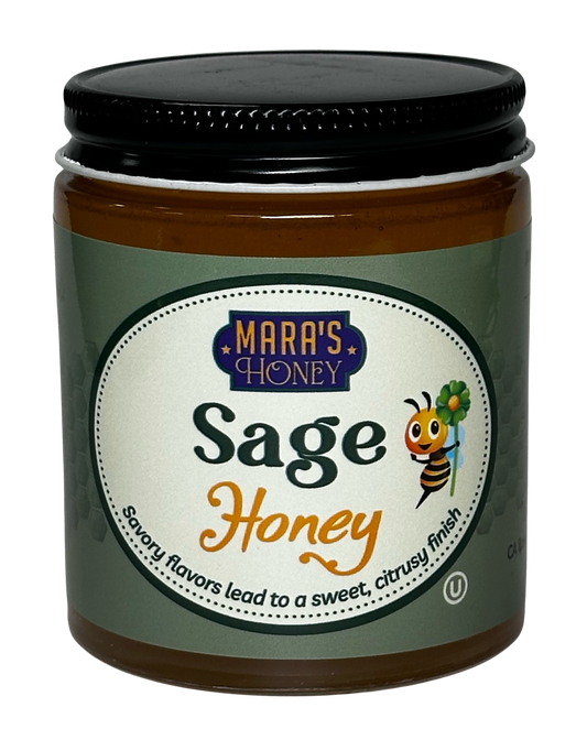 Raw Sage Blossom Honey
