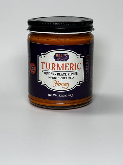 Turmeric, Black Pepper, Ginger Creamed Honey